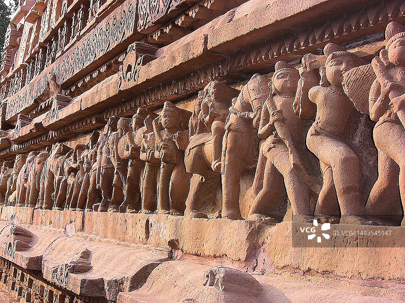 卡朱拉霍神庙浮雕图片素材