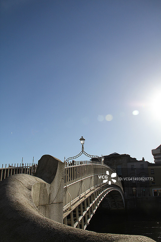 都柏林半便士桥景色图片素材