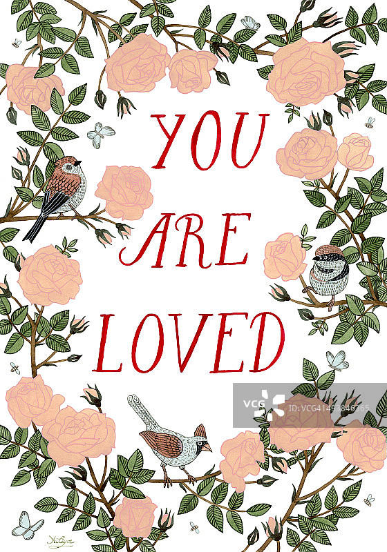 你被爱着图片素材