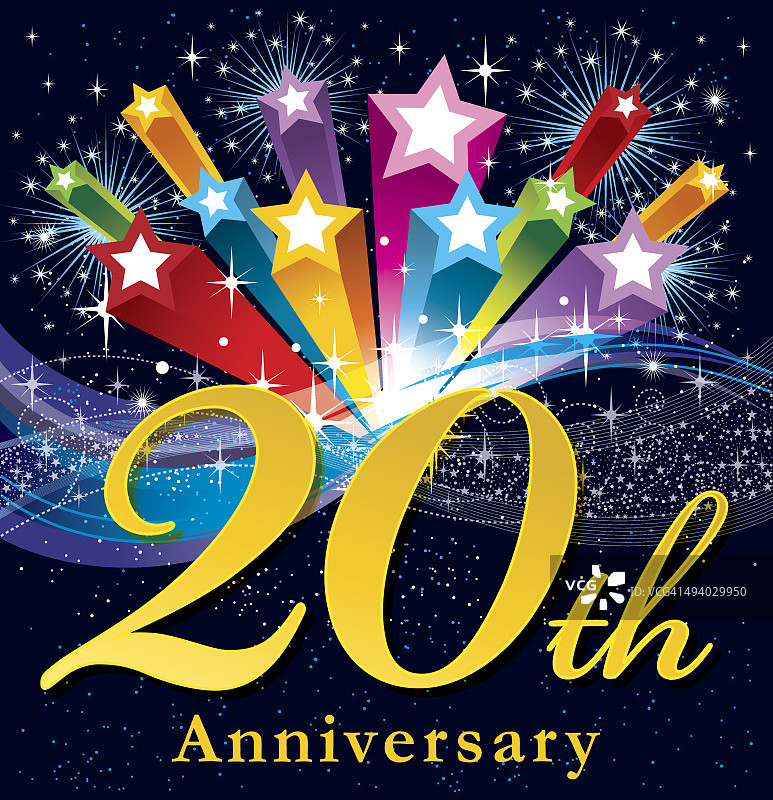 20周年纪念图片素材