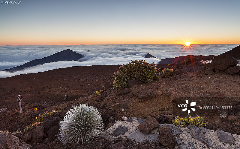 哈莱阿卡拉火山图片素材