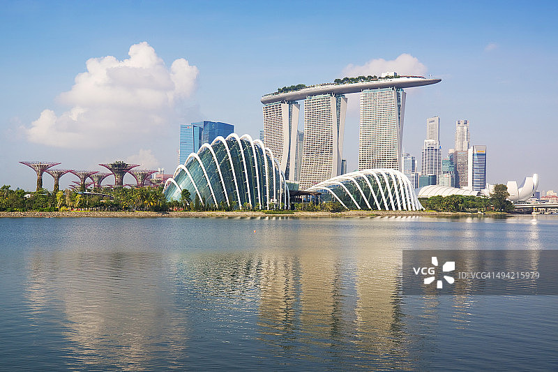新加坡的天际线图片素材