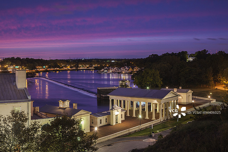 宾夕法尼亚州费尔蒙特水厂图片素材