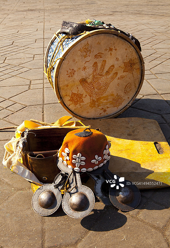 典型的摩洛哥乐器图片素材