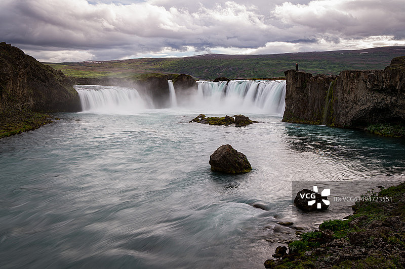 冰岛众神瀑布图片素材