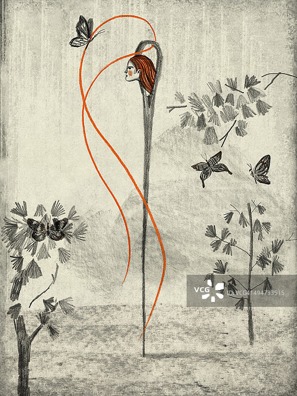 长发公主图片素材