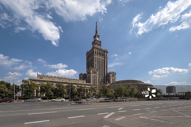 华沙科学文化宫图片素材