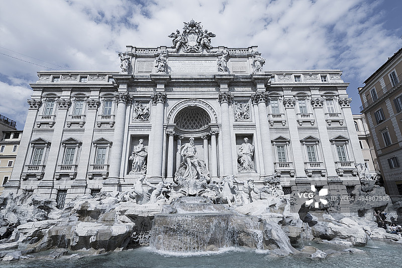 特莱维喷泉图片素材