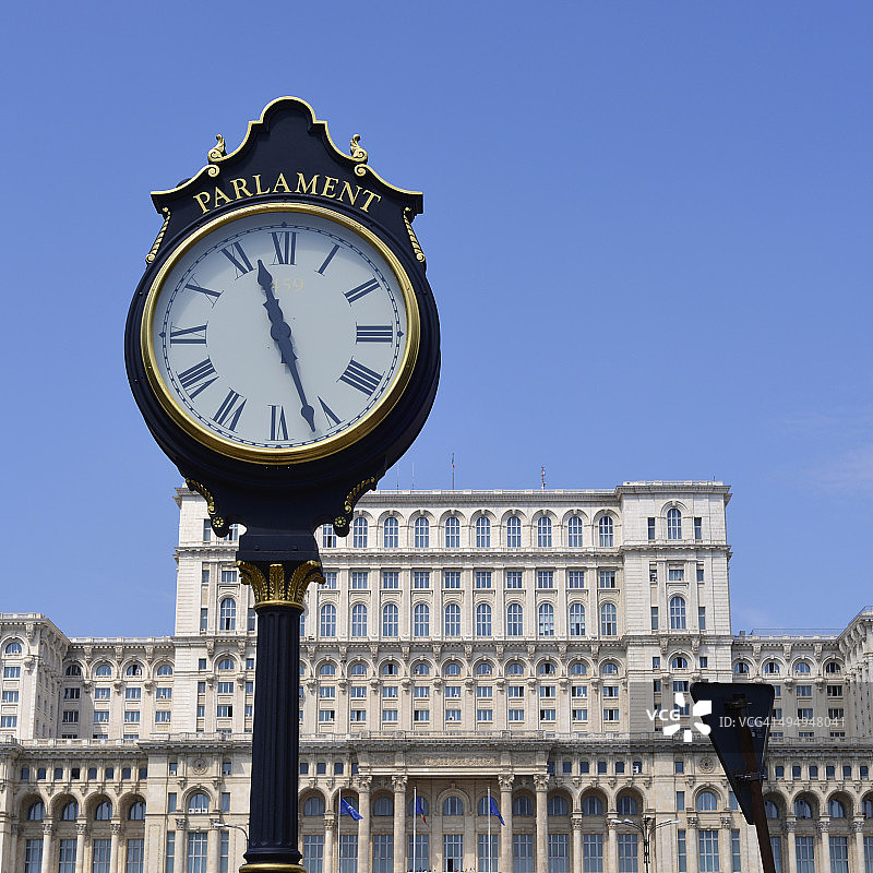 罗马尼亚布加勒斯特议会宫图片素材