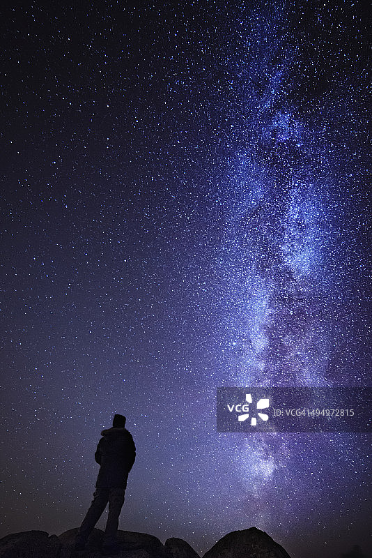 银河与人图片素材