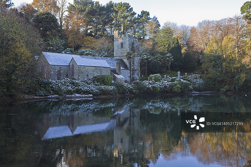冬天的早晨图片素材