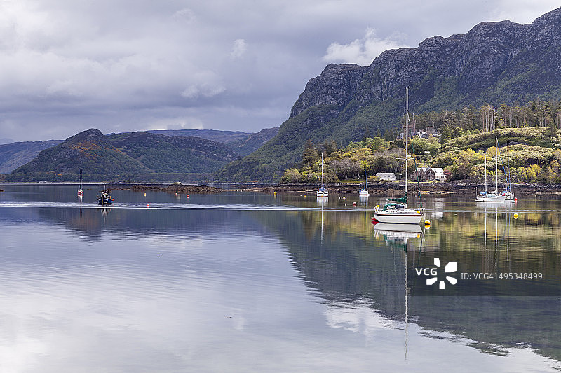 卡伦湖，靠近普洛克顿图片素材