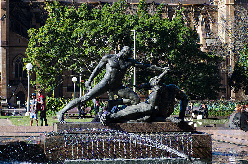 阿奇博尔德喷泉 - 悉尼图片素材