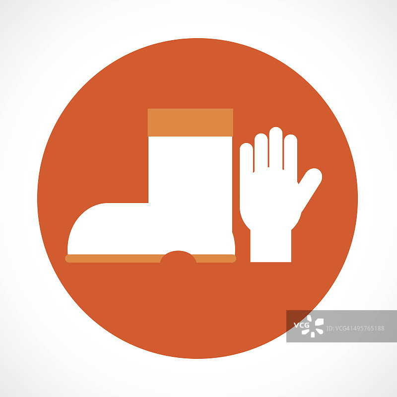 手套和园艺工具图片素材