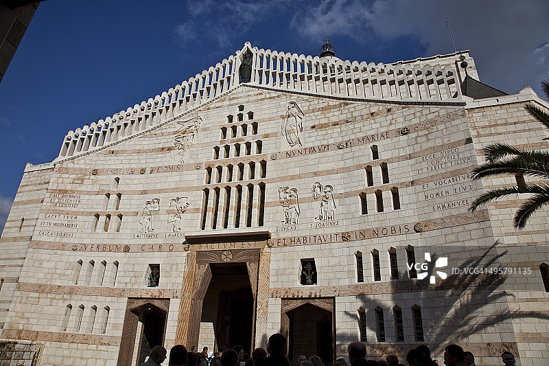 以色列拿撒勒报喜大教堂图片素材