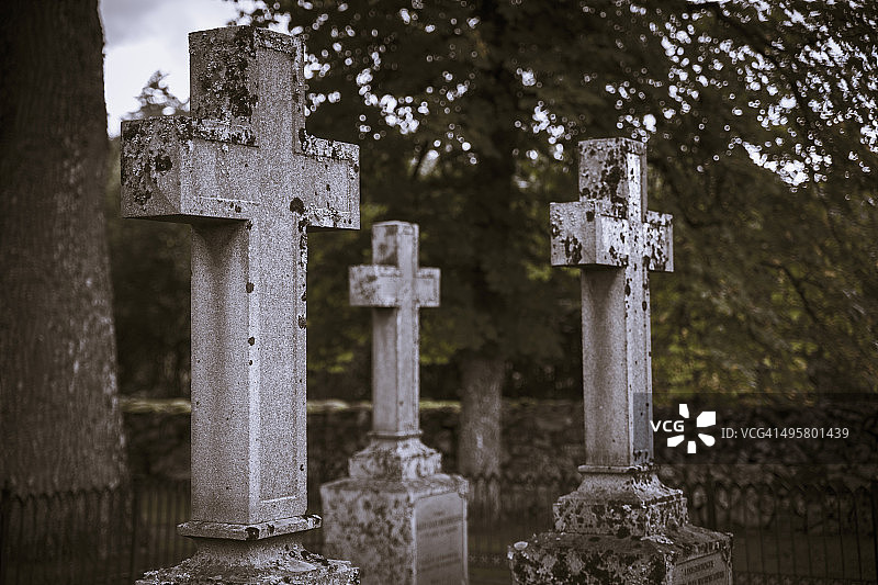 龙讷比的墓碑，瑞典布莱金厄图片素材