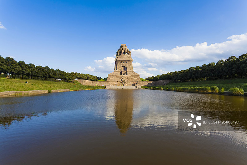 德国萨克森州莱比锡民族大会战纪念碑图片素材