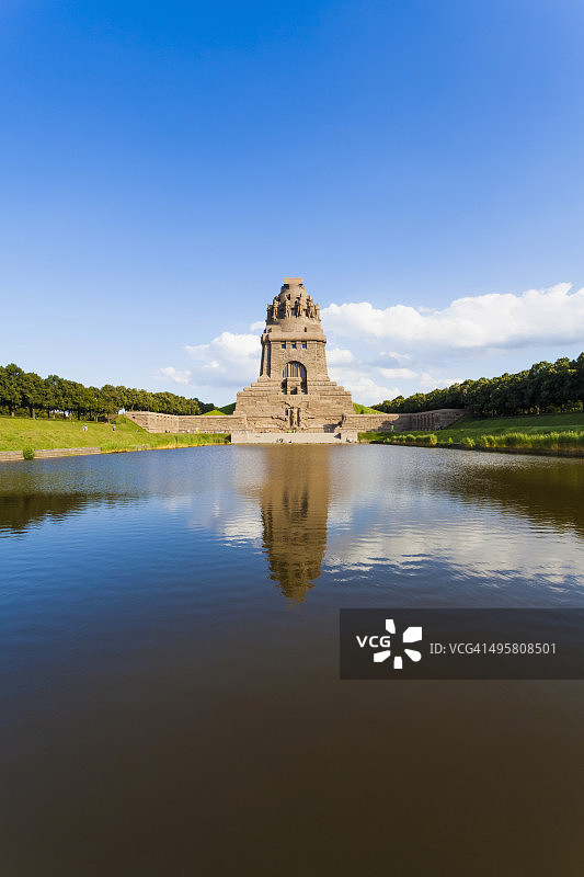 德国萨克森州莱比锡民族大会战纪念碑图片素材