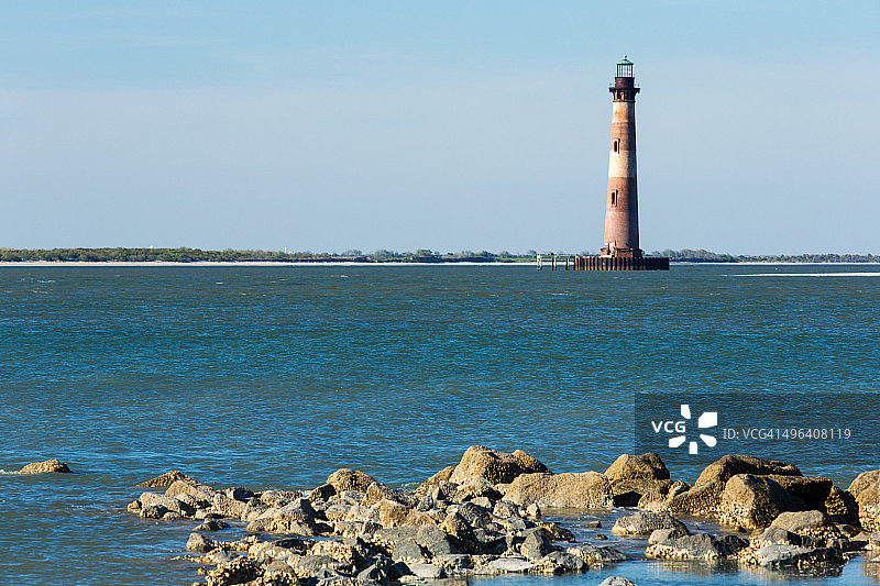 莫里斯岛灯塔图片素材