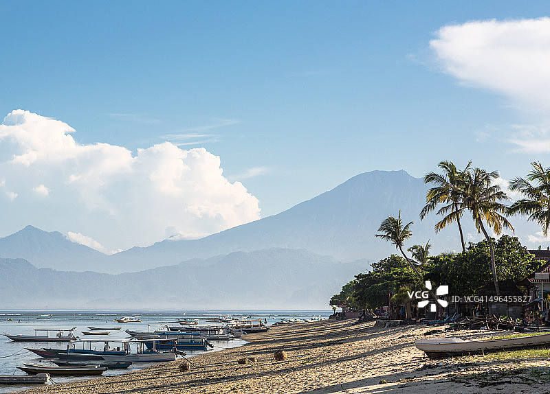 巴厘岛附近的蓝梦岛图片素材
