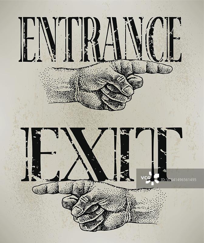 入口与出口图片素材