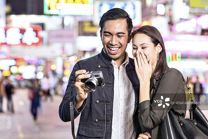 在中国香港的自拍图片素材