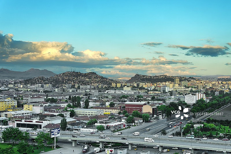 安卡拉古镇与安卡拉城堡图片素材