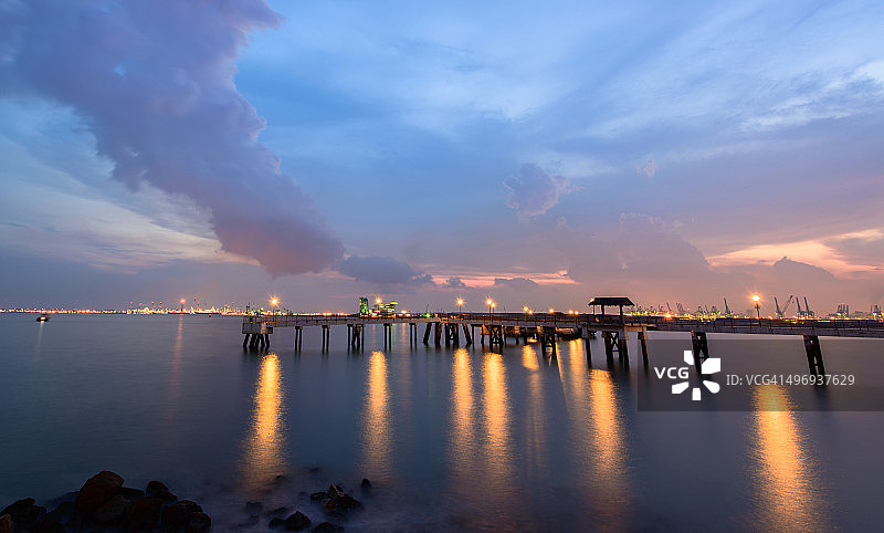 拉布拉多公园的傍晚图片素材