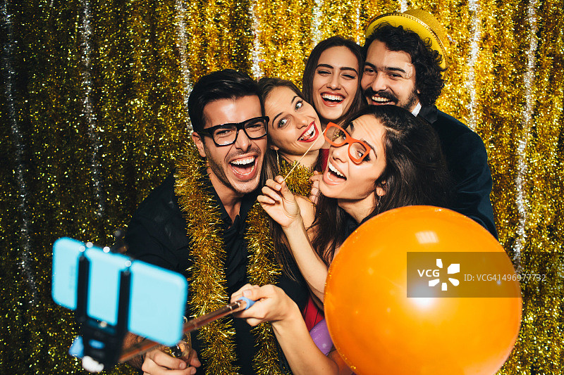 新年自拍图片素材