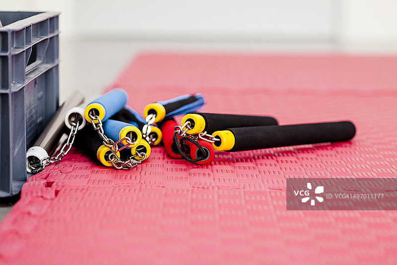 跆拳道双截棍图片素材