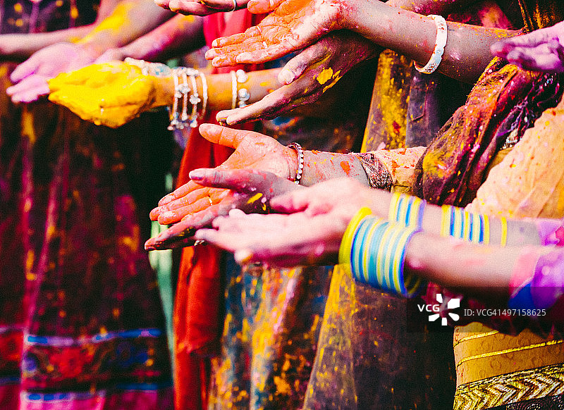 节日的手图片素材