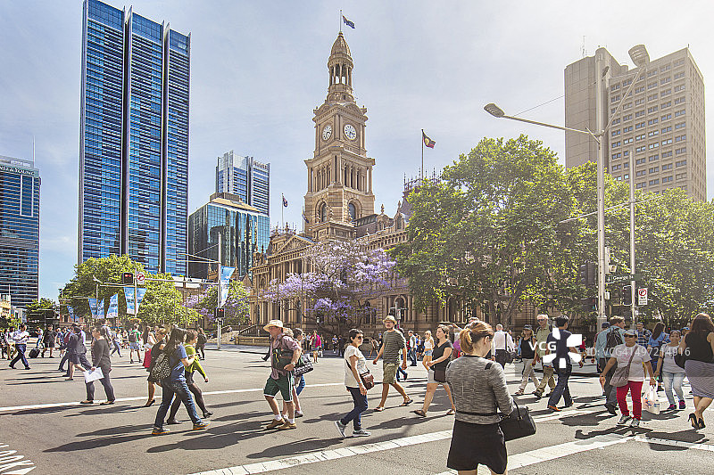 悉尼阳光明媚的一天图片素材