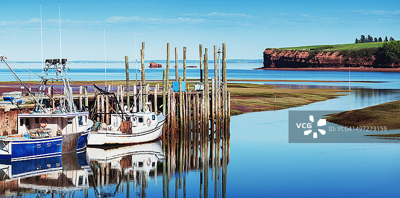 米纳斯盆地码头图片素材