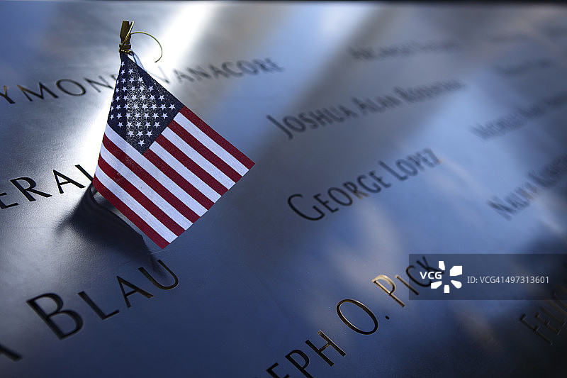 9·11纪念馆铭文图片素材