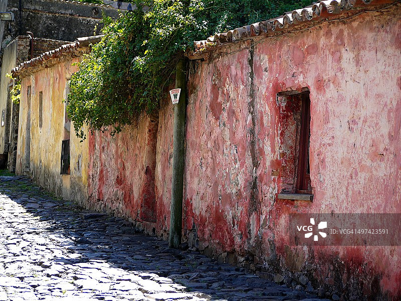 萨克拉门托科洛尼亚的彩色墙壁图片素材