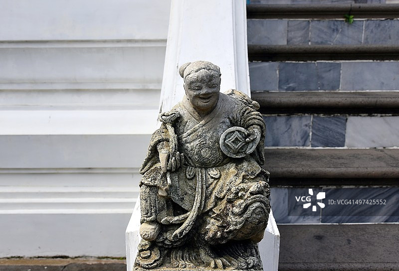 曼谷索玛纳寺的雕像图片素材