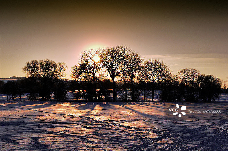 科茨沃尔德的冬季图片素材