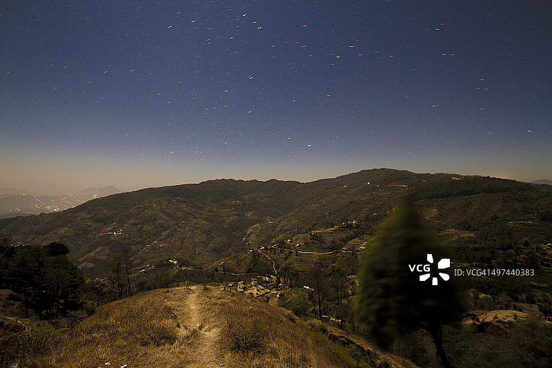 尼泊尔夜景图片素材