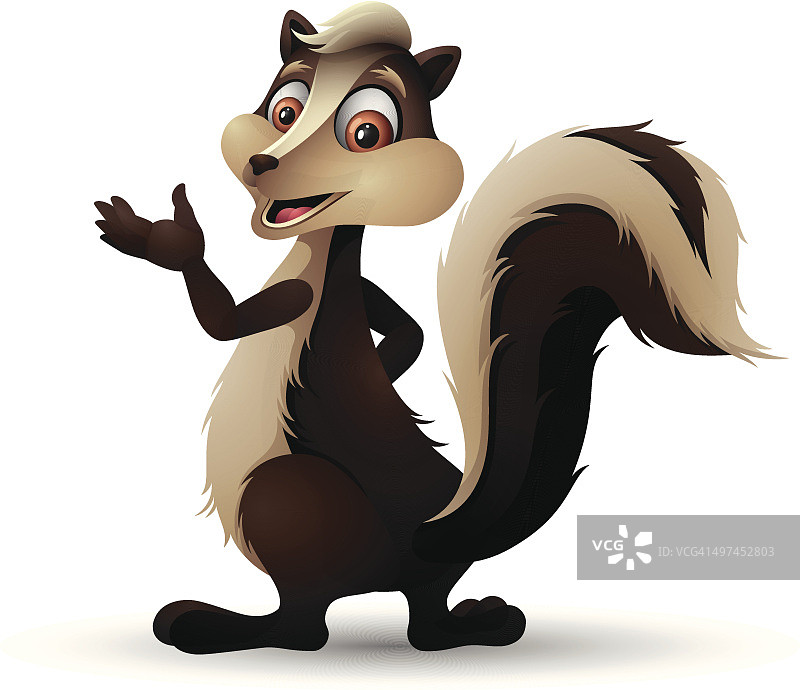 臭鼬图片素材