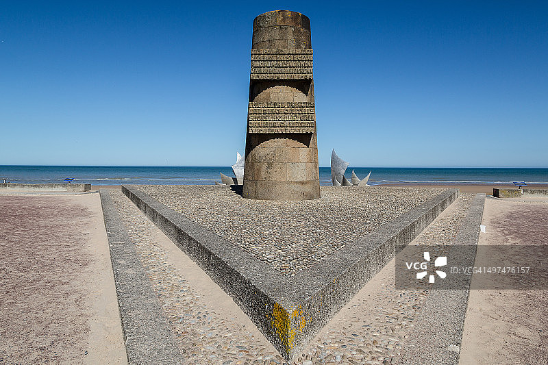 奥马哈海滩纪念碑图片素材