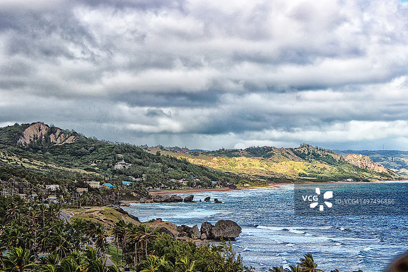 巴巴多斯巴特谢巴海湾图片素材