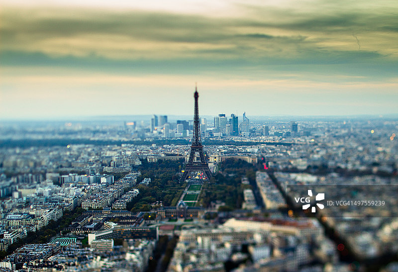 巴黎移轴摄影图片素材