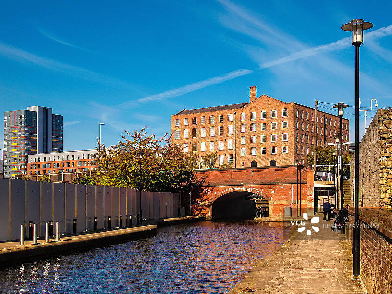 曼彻斯特罗奇代尔运河图片素材