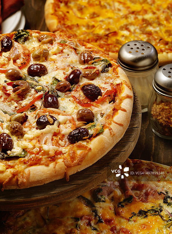 地中海披萨图片素材