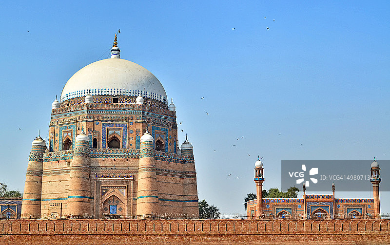 穆尔坦哈兹拉特·沙阿·鲁克恩·阿拉姆陵墓图片素材