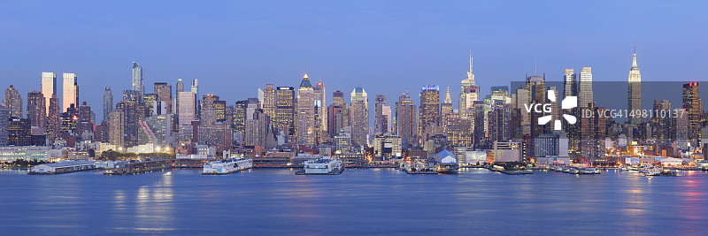 纽约市天际线图片素材