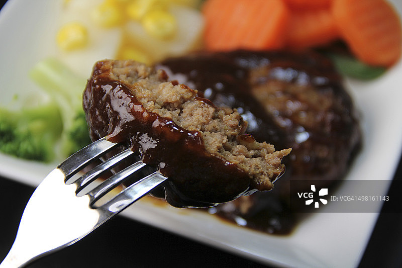 汉堡牛排图片素材