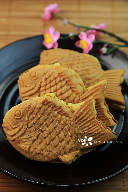 鲷鱼烧（日式鱼形蛋糕）图片素材