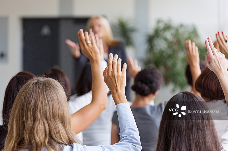 女性研讨会图片素材