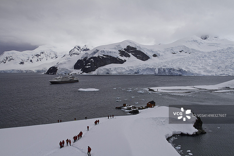南极洲的天堂湾图片素材
